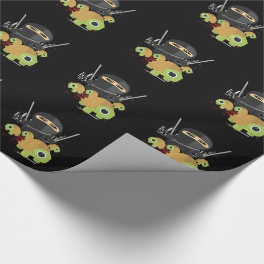 Ninja met Turtles Cadeaupapier (Hoek)