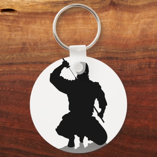 Ninja met zwaard sleutelhanger (Voorkant)