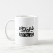 Ninja...microbioloog Koffiemok (Links)