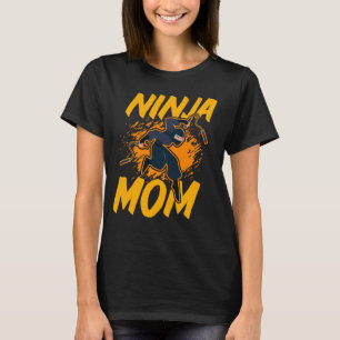 Ninja Mom Warrior Grappig T-shirt