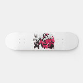 Ninja Mondlicht mit Katana Kunstwerk Kanji Persoonlijk Skateboard (Horizontaal)