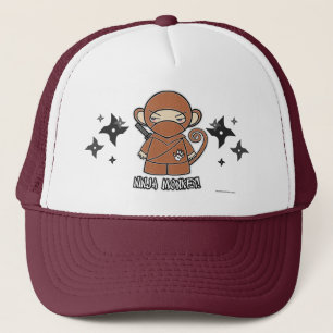 Ninja Monkey. Met Pet van Shurikens
