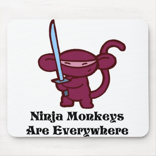ninja-monkeysareeach muismat (Voorkant)
