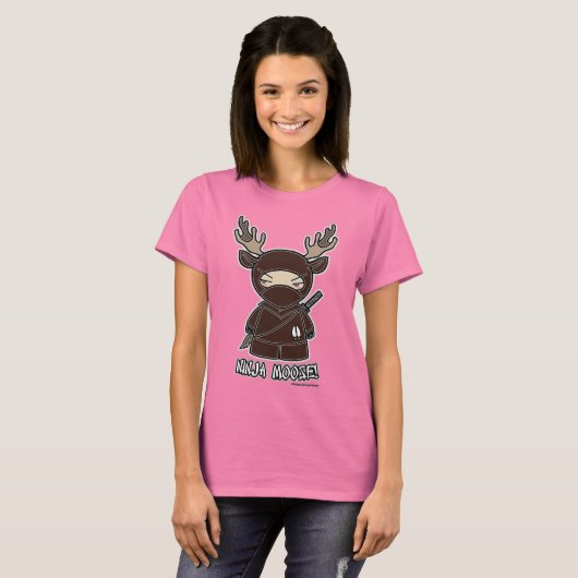 Ninja Moose. T-Shirt (Voorkant volledig)