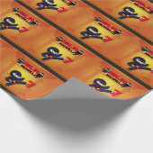 NINJA Movie Star Warrior die het Karate Kinder sch Cadeaupapier (Hoek)