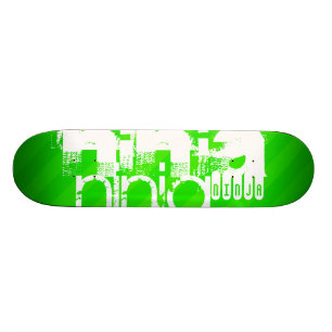 Ninja; Neon Green Stripes. Persoonlijk Skateboard