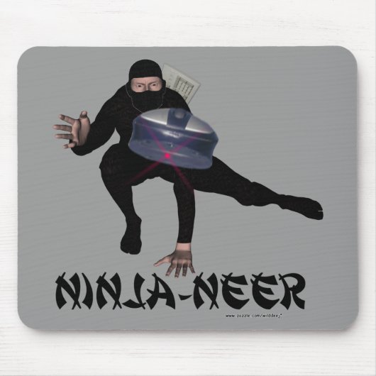 Ninja-ner Mousepad Muismat (Voorkant)