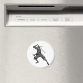 Ninja ~ Ninjas 2 Martial Arts Warrior Fantasy Art Magneet (Insitu (Vaatwasser))