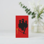 ninja noedels visitekaartje (Staand voorkant)