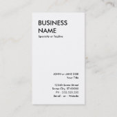 ninja noedels visitekaartje (Achterkant)