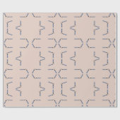 Ninja nunchaku bruin cadeaupapier (Vlak)