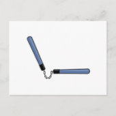 Ninja Nunchucks Briefkaart (Voorkant)
