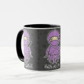 Ninja Octopus. Mok (Voorkant links)