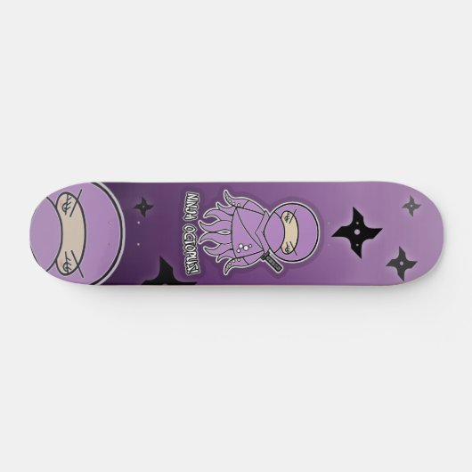 Ninja Octopus. Skateboard (Horizontaal)
