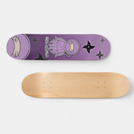 Ninja Octopus. Skateboard (Horizontaal)