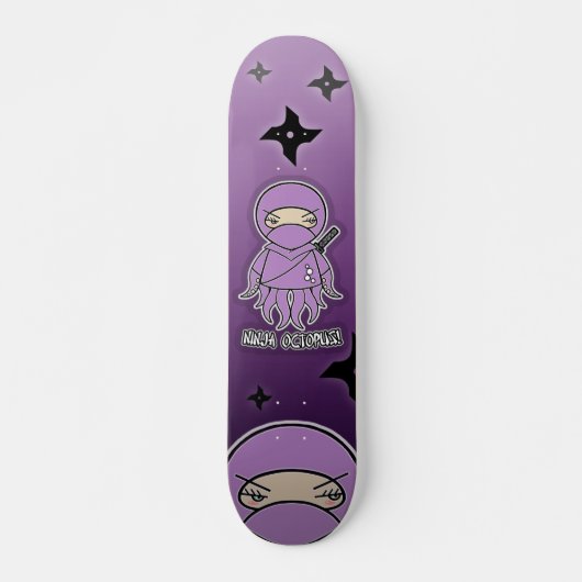Ninja Octopus. Skateboard (Voorkant)