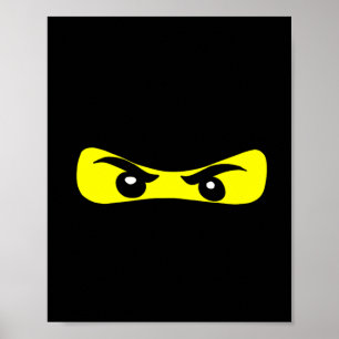 Ninja Ogen Fun Halloween Ninja Kostuum Poster
