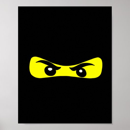 Ninja Ogen Fun Halloween Ninja Kostuum Poster (Voorkant)