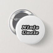 Ninja oom ronde button 5,7 cm (Voorkant /achterkant)