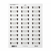 Ninja Pair, een jongen en een meisje Etiket (Full Sheet)