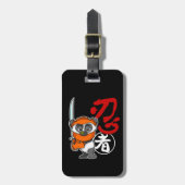 Ninja Panda Bagagelabel (Voorkant verticaal)