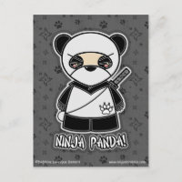 Ninja Panda! Briefkaart