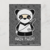 Ninja Panda! Briefkaart (Voorkant)
