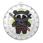 Ninja Panda door Amanda Roos Dartbord (Voorkant)