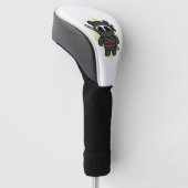 Ninja Panda door Amanda Roos Golfheadcover (Schuin)