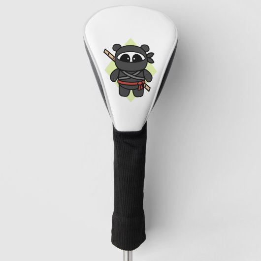 Ninja Panda door Amanda Roos Golfheadcover (Voorkant)