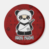 Ninja Panda! In rode magneet (Voorkant)
