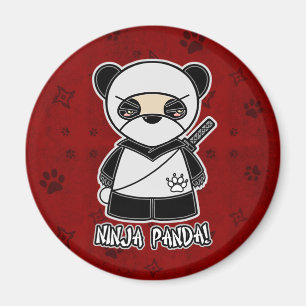 Ninja Panda! In rode magneet