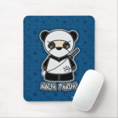 Ninja Panda! Mousepad Muismat (Met muis)