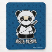 Ninja Panda! Mousepad Muismat (Voorkant)