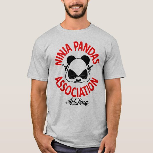 Ninja Pandas Assoc. T-shirt (Voorkant)