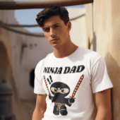 NINJA PAPA grappige T-shirts