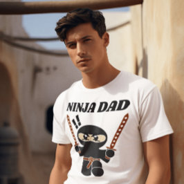 NINJA PAPA grappige T-shirts