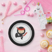 Ninja Paper-Borden Papieren Bordje (Feest)