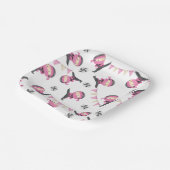 Ninja Party Paper-Borden | Ninja-Borden Papieren Bordje (Gebogen)