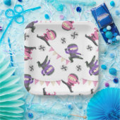 Ninja Party Paper-Borden | Ninja-Borden Papieren Bordje (Feest)