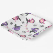 Ninja Party Paper-Borden | Ninja-Borden Papieren Bordje (Gebogen)