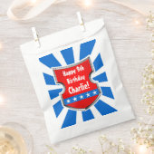 Ninja Patriotic Warrior Boys Birthday Party Bedankzakje (Geknipt)