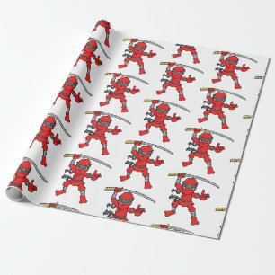 Ninja Pattern Cadeaupapier