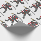 Ninja Pattern Cadeaupapier (Hoek)