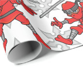 Ninja Pattern Cadeaupapier (Rol Hoek)