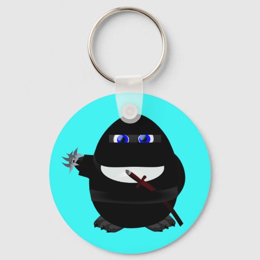 Ninja Penguin Sleutelhanger (Voorkant)