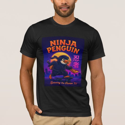 Ninja Penguin T-shirt (Voorkant)