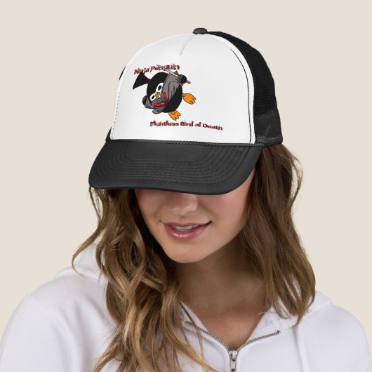 Ninja Penguin, Vlichtere vogel ter dood Trucker Pet (In situ)