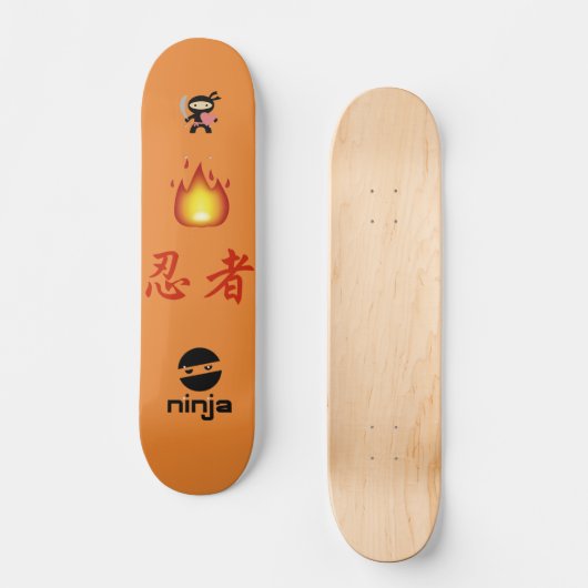 Ninja Persoonlijk Skateboard (Voorkant)