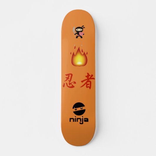 Ninja Persoonlijk Skateboard (Voorkant)